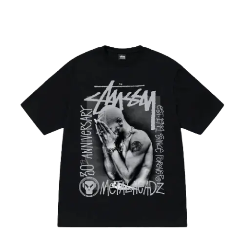 STUSSY GOLDIE METALHEADZ 30TH TEE BLACK | AREA 02 — Asia's Premier