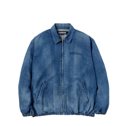 NEIGHBORHOOD WASHED DENIM ZIP WORK JACKET INDIGO | AREA 02 — 亞洲