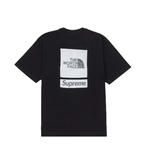 North face supreme metallic tee online