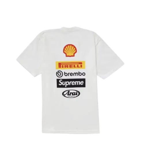 SUPREME DUCATI LOGO TEE WHITE | AREA 02 — Asia's Premier Exchange