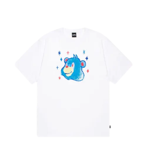 [ LMC]★WATER COLOR BEAR HEAD TEE LMC WATER COLOR BEAR HEAD TEE WHITE | AREA 02 — Asia's