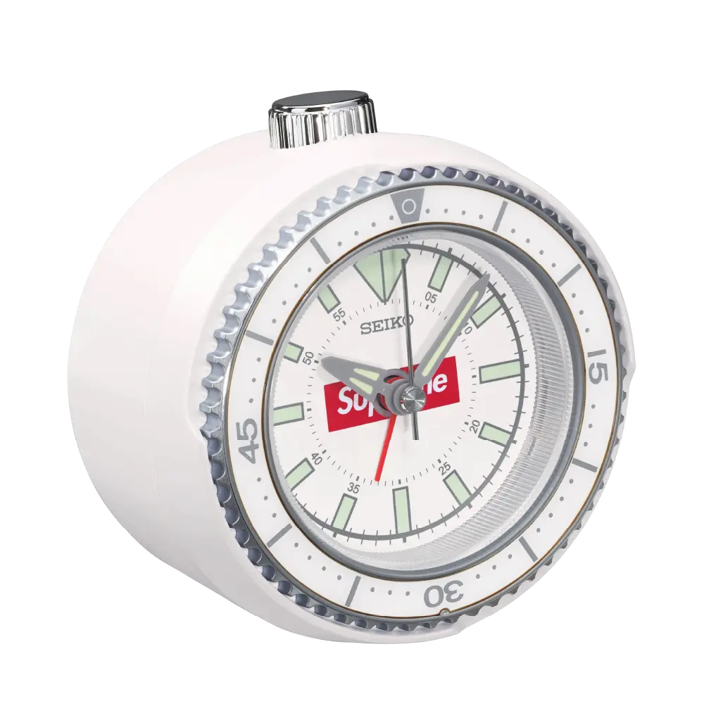 SEIKO MAI ALARM CLOCK WHITE | AREA 02 SEIKO MAI ALARM CLOCK WHITE | AREA 02