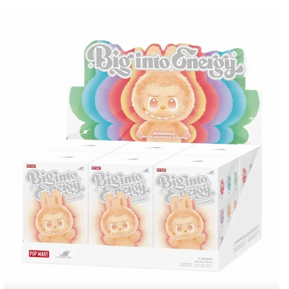 THE MONSTERS BIG INTO ENERGY SERIES-VINYL PLUSH PENDANT BLIND BOX