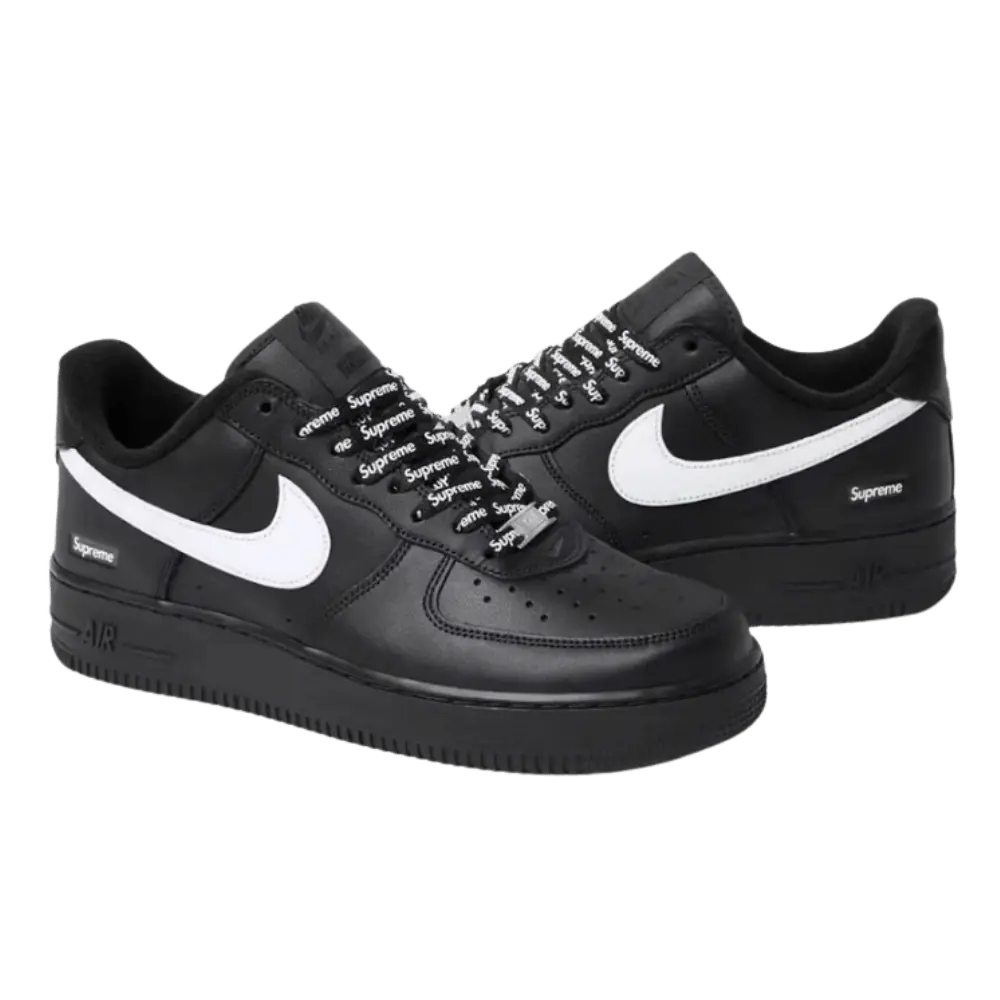 AIR FORCE 1 LOW SUPREME BLACK WHITE 2025 | AREA 02 — Asia's