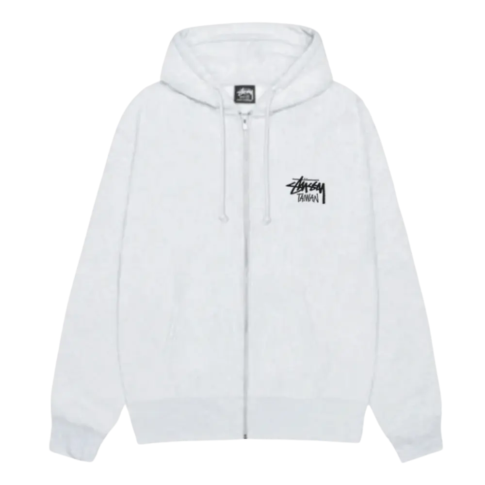 STOCK TAIWAN ZIP HOOD ASH HEATHER | AREA 02 — Asia's Premier