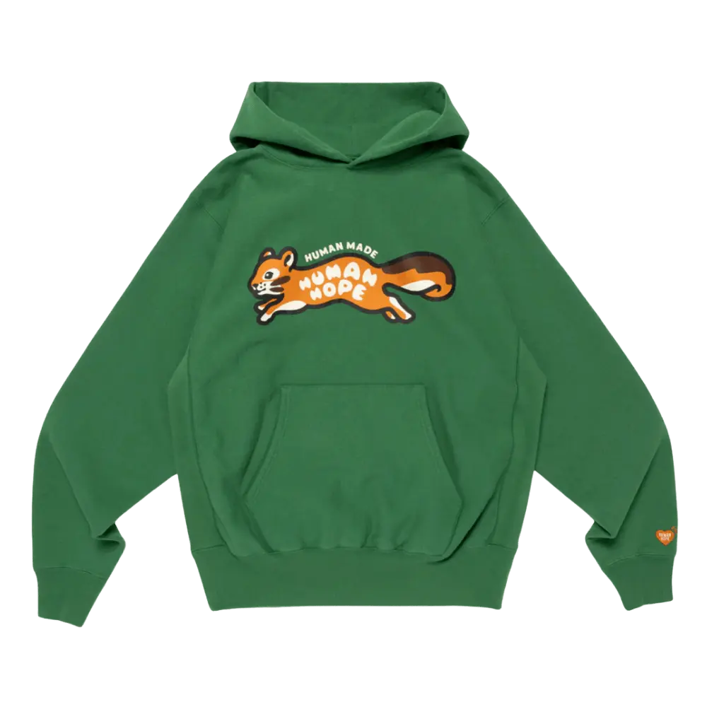 HUMAN HOPE HEAVYWEIGHT HOODIE Sサイズ HUMAN HOPE HEAVYWEIGHT HOODIE GREEN | AREA 02 — Asia's Premier