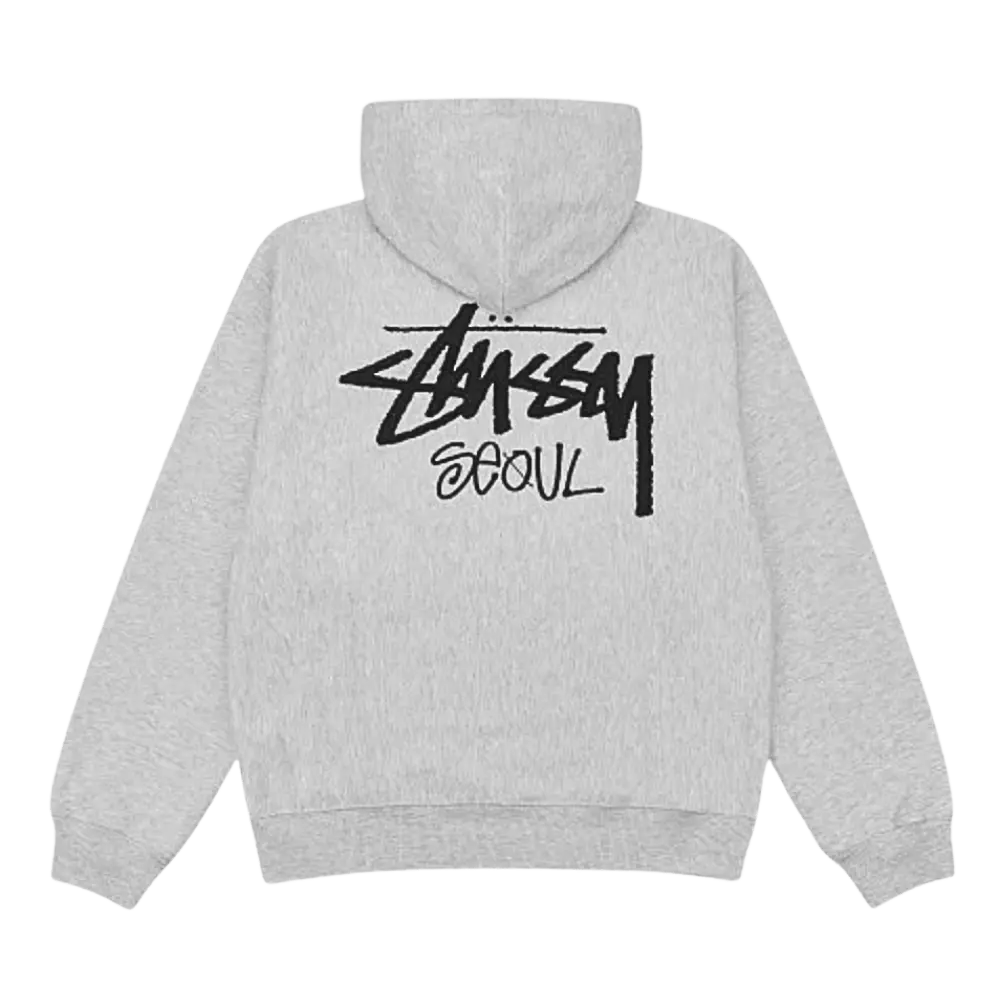 STOCK SEOUL HOODIE ASH HEATHER GREY | AREA 02 — Asia's Premier