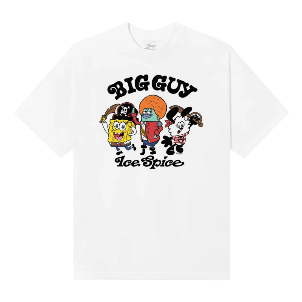 VERDY X ICE SPICE BIG GUY CHARACTER TEE - WHITE | AREA 02 — 亞洲
