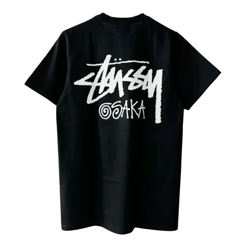 トップス Stussy stock quest teeYUKA STUSSY STOCK OSAKA TEE BLACK | AREA 02 — Asia's Premier Exchange