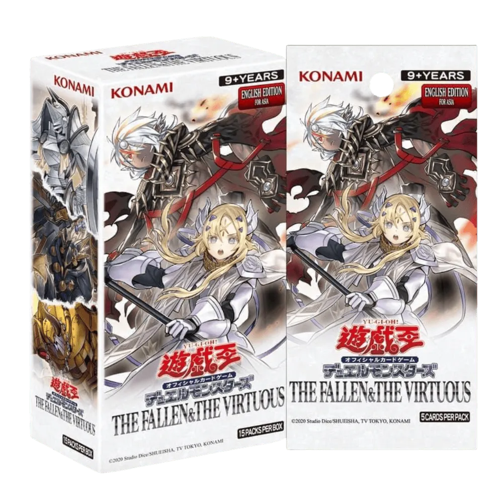 全新未拆封遊戲王亞英TFTV 白之物語THE FALLEN & THE VIRTUOUS 補充包