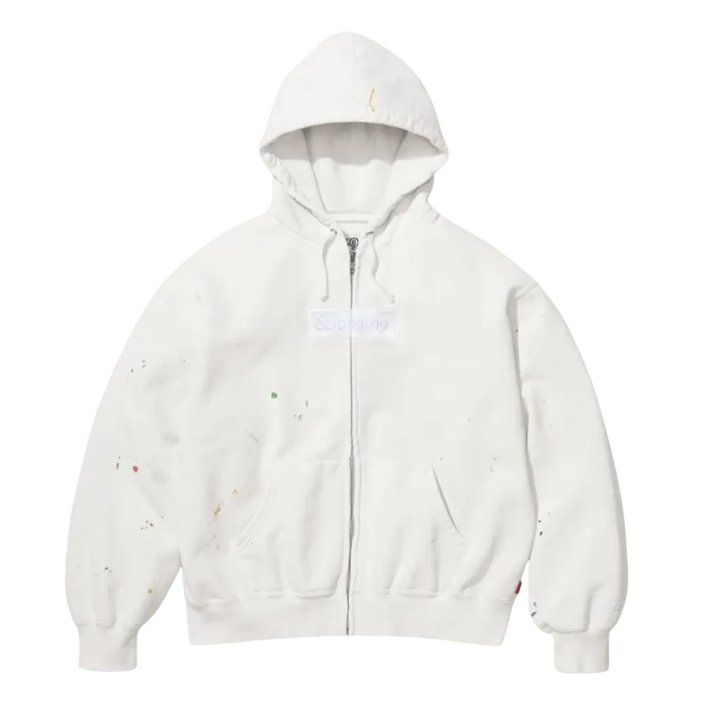 Supreme MM6 Box Logo Zip Up マルジェラ Supreme MM6 Maison Margiela Box Logo Zip Up Hooded Sweatshirt Navy