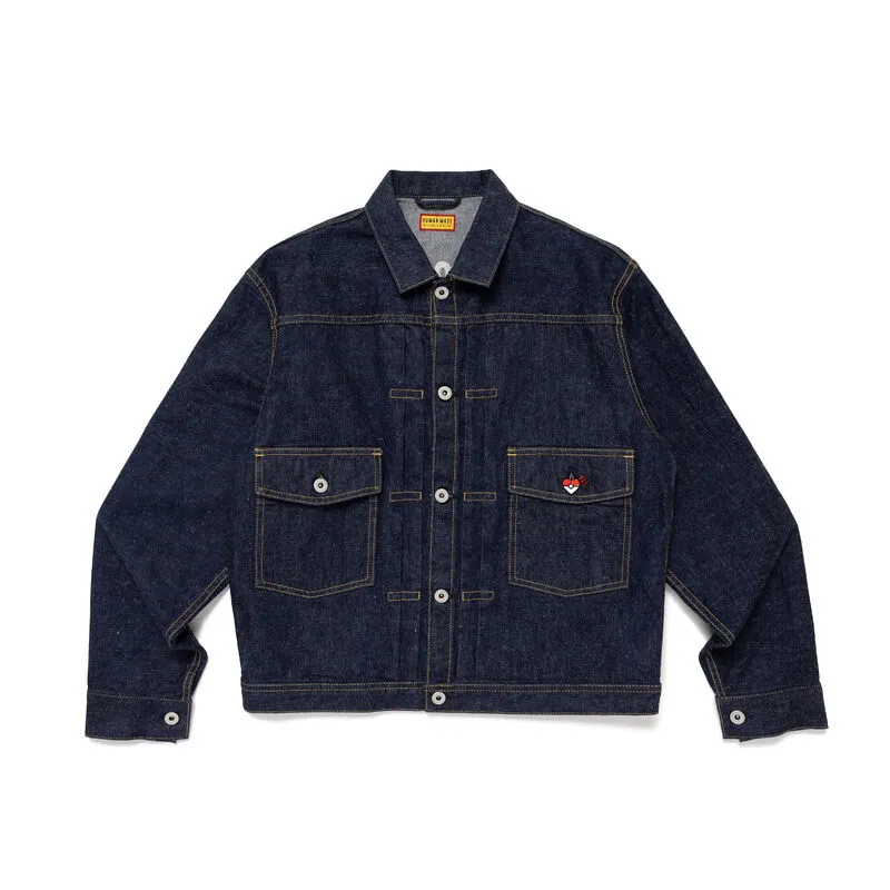 POKEMON MADE DENIM JACKET INDIGO | AREA 02 — Asia's Premier