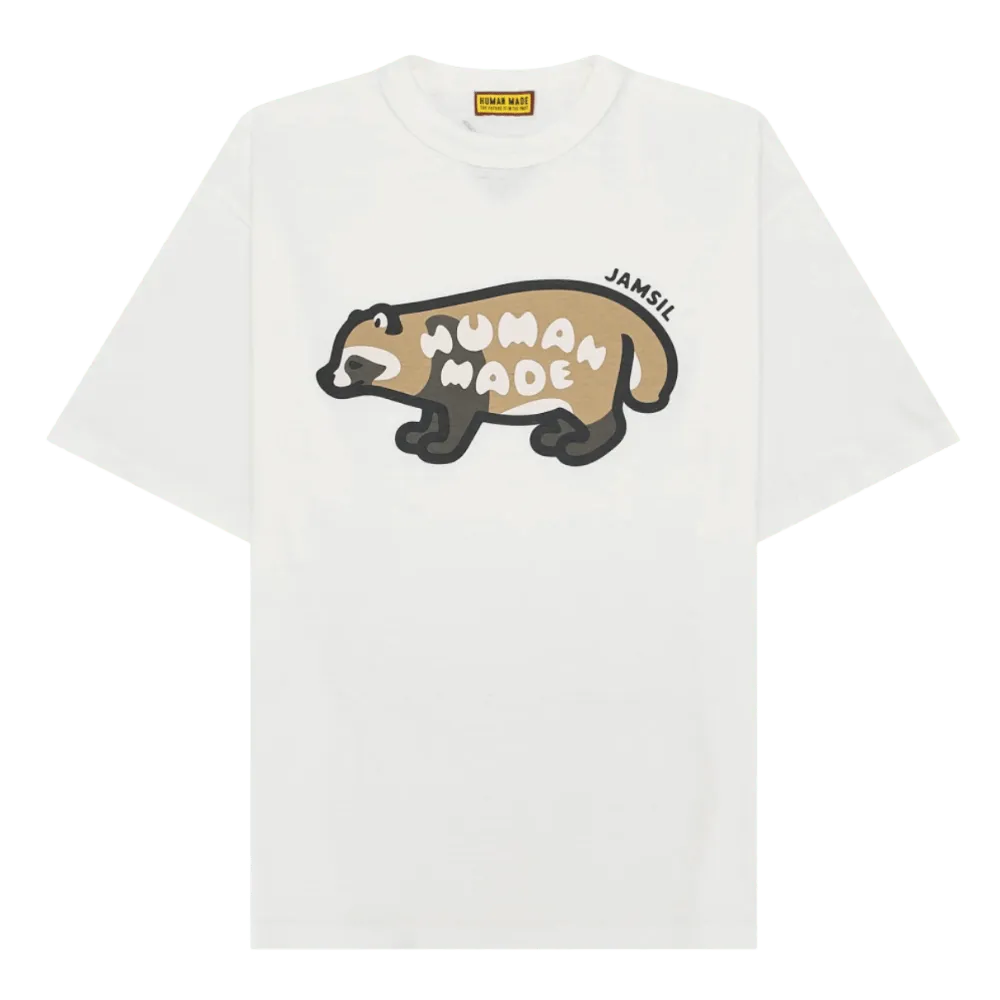 ANIMAL GRAPHIC T-SHIRT JAMSIL WHITE | AREA 02 — Asia's Premier