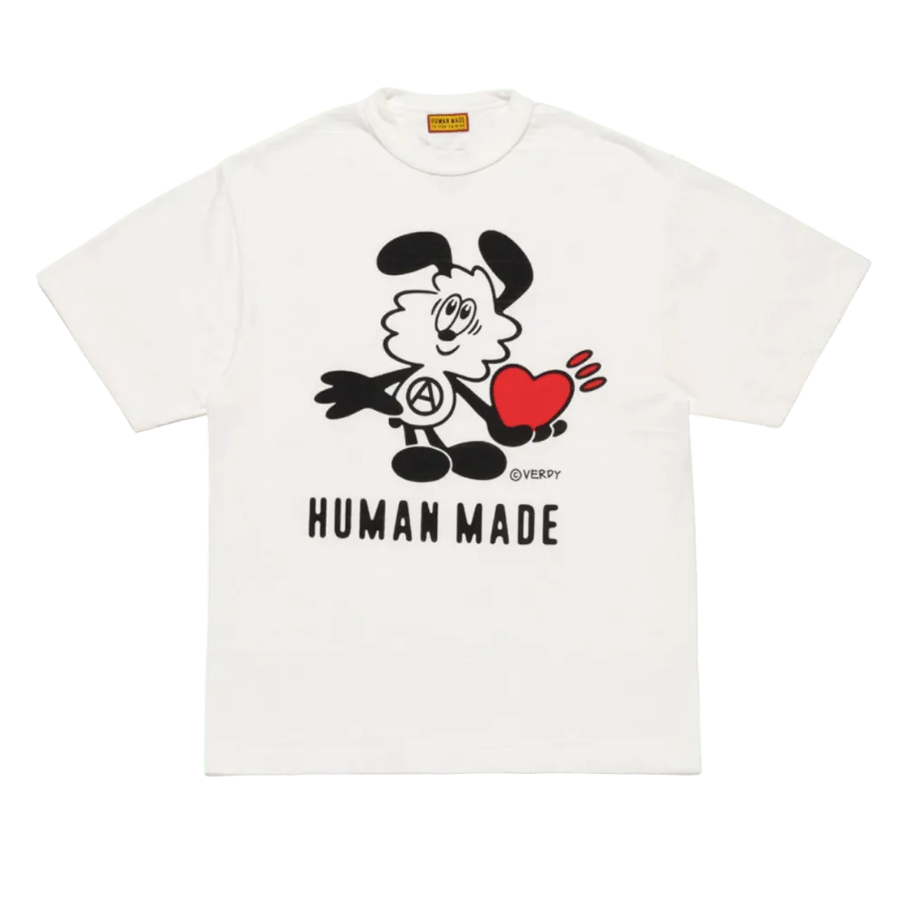 HUMAN MADE X VERDY GRAPHIC T-SHIRT WHITE - JAMSIL STORE EXCLUSVIE