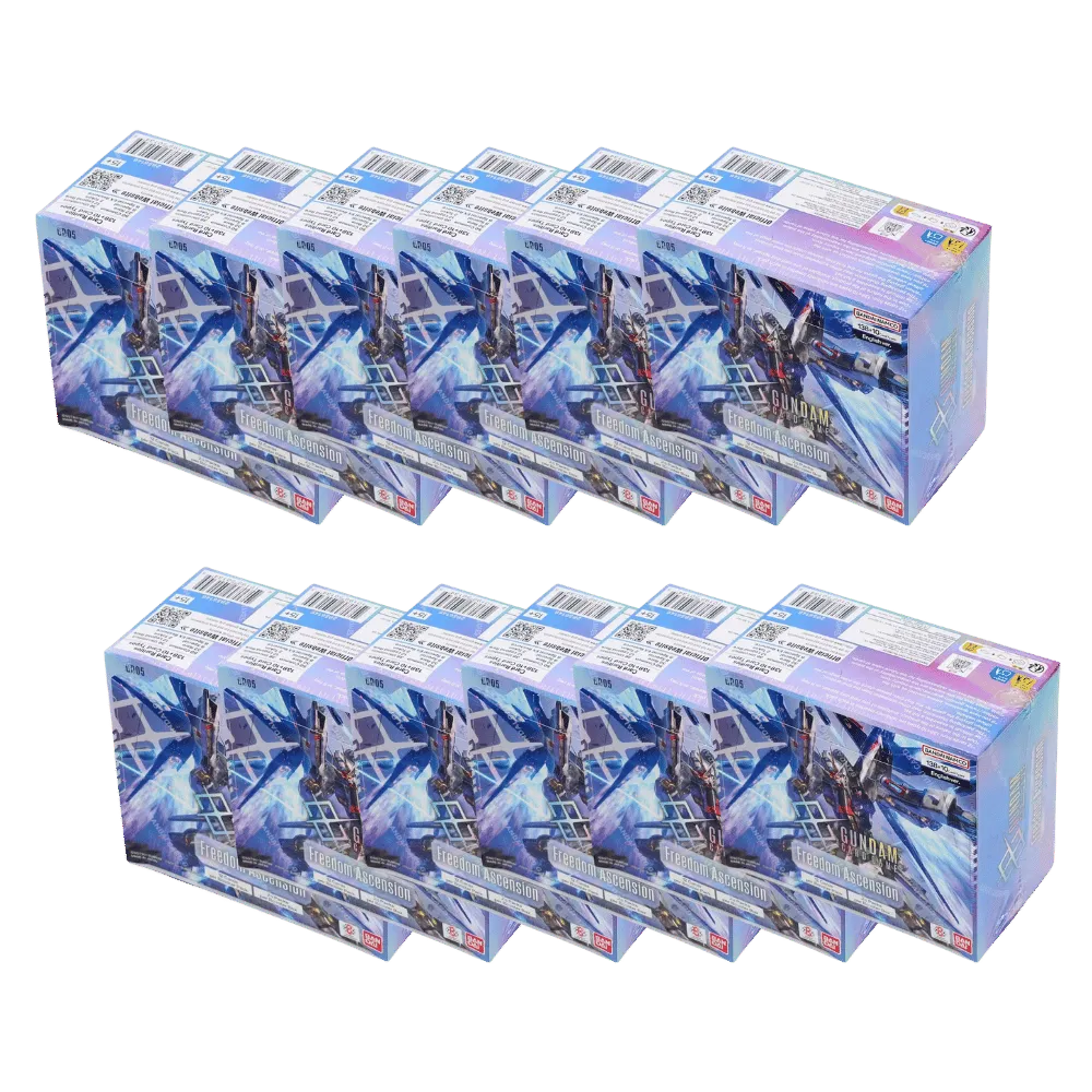 原箱全新未拆封TCG 鋼彈GD05 FREEDOM ASCENSION 日文版補充包12盒