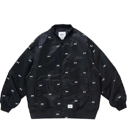 WTAPS TEAM NYLON JACKET BLACK | AREA 02