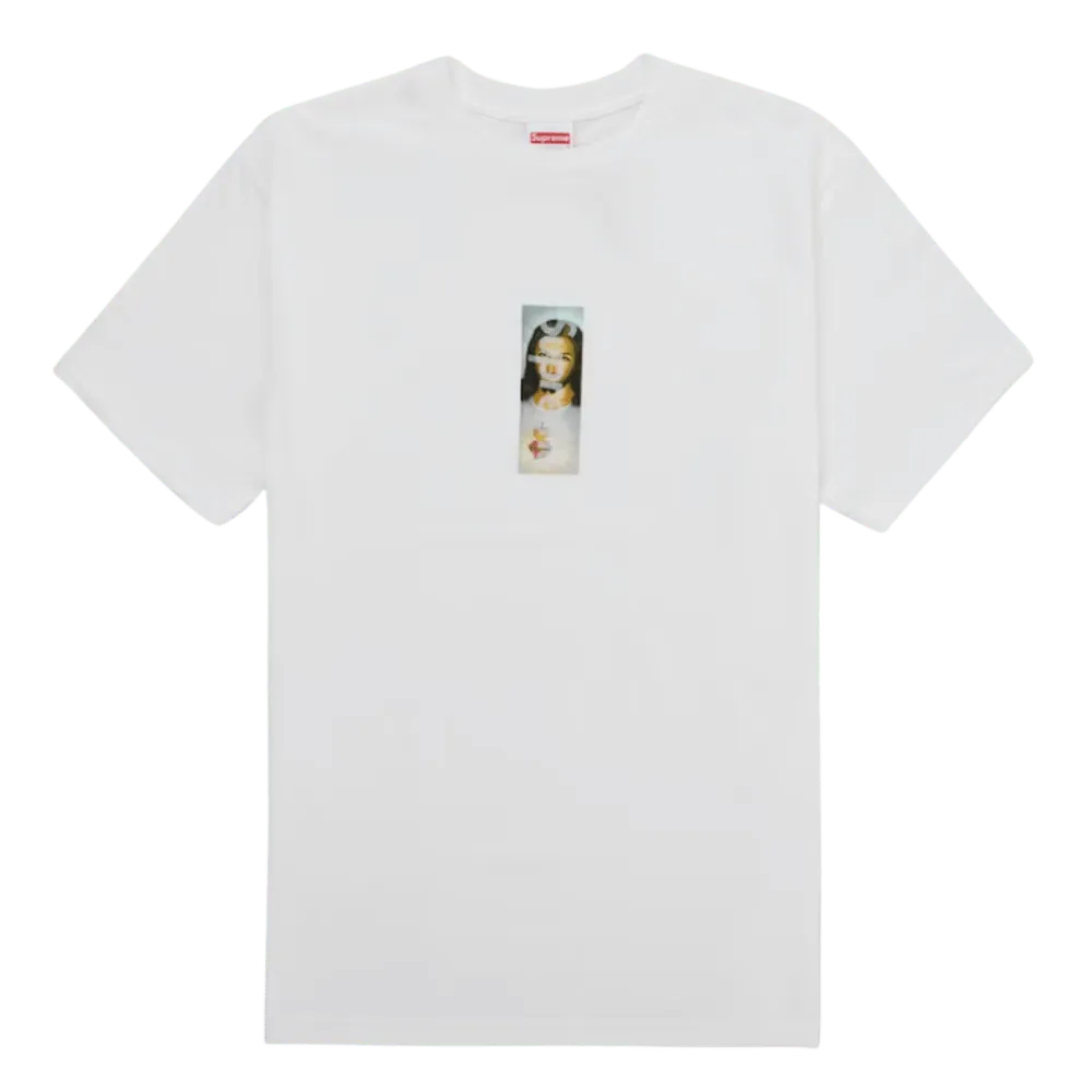 PRAYER CARD BOX LOGO TEE WHITE | AREA 02 — Asia's Premier Exchange