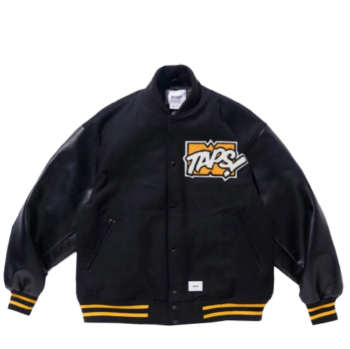 WTAPS VARSITY JACKET BLACK | AREA 02 — Asia's Premier Exchange for