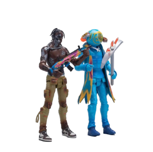 TRAVIS SCOTT FORTNITE 12 ACTION FIGURE SET OF 2 | AREA 02