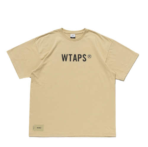 WTAPS SIGN SS COTTON TEE SAND | AREA 02