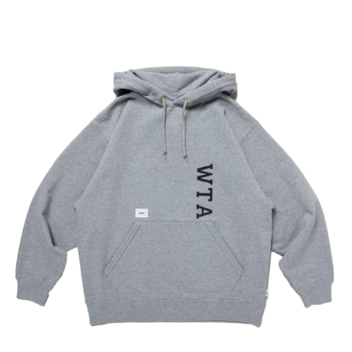 WTAPS DESIGN 01 HOODY COTTON COLLEGE GREY | AREA 02