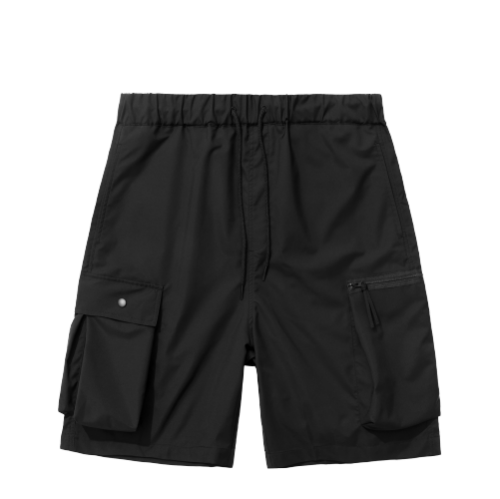 KSIM TERYLENE CARGO SHORTS BLACK | AREA 02