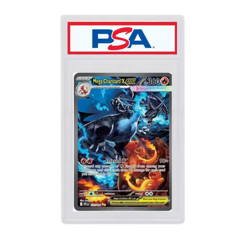 寶可夢英文版PSA10 超級噴火龍X EX SIR 125/094 MEGA CHARIZARD X EX