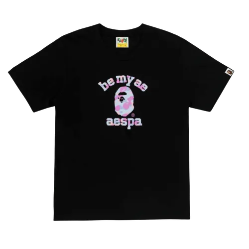 BAPE X AESPA BABY MILO LEMONADE MINI TEE BLACK | AREA 02 — 亞洲