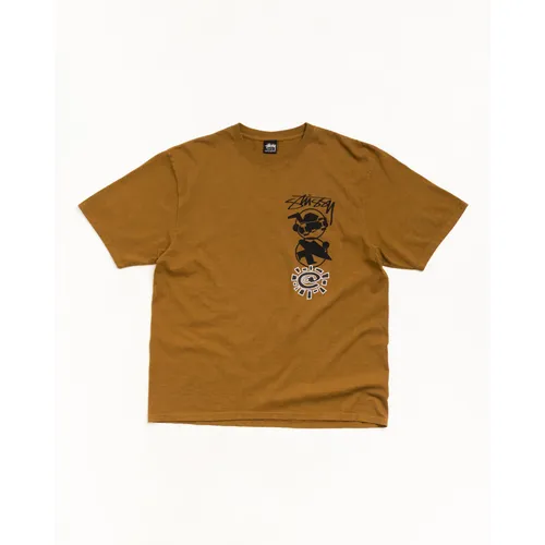 STUSSY & ALWAYS STACK TEE BLACK | AREA 02 — 亞洲指標潮流文化交易所